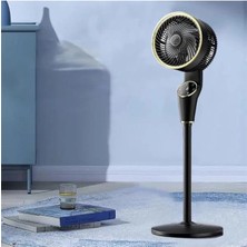 AyrStore 90CM Ultra Sessiz Ayaklı Vantilatör Uzaktan Kumandalı 360 Denerece Dönüş, Dijital Ekranlı