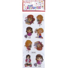 Kitabevimden Ticon Puffy Sticker Kız Figürü TPS-009/2