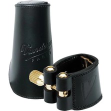 AyrStore LC28L Tenor Saksafon Için Deri Ligatür ve Deri Kapak, 3 Değiştirilebilir Basınç Plakalı