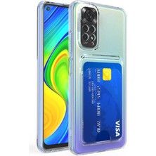 Ennar Xiaomi Mi 11 Lite Uyumlu Kartlıklı Kılıf Kamera Korumalı Anti Şok Şeffaf Kapak