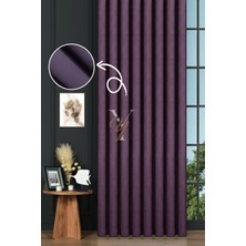 Yunilla Petek Fon Perde V-1026 Mor