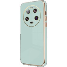 TeknoBaran Xiaomi Mi 14 Ultra Kılıf Volet Silikon - Açık Yeşil