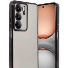 TeknoBaran Realme C75 4g Kılıf Lensli Silikon - Siyah