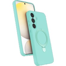 TeknoBaran Samsung Galaxy A35 5g Regal Magsafe Standlı Kapak - Su Yeşili