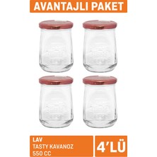 Lav Tasty Kavanoz 4'lü 550 cc