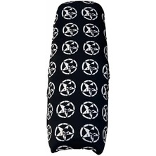 Gogo Cup Cg Drift Ybr Cbf Uyumlu Universal Koltuk Kılıfı Yıldız Siyah Beyaz