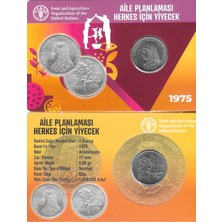 1975 Yılı Fao Aile Planlaması Herkes Için Yiyecek 5 Kuruş Özel Kitinde