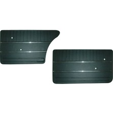 Universal Kapı Panosu(Döşeme) Çıtalı Siyah Fıat 124