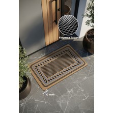 Karmat Kaymaz Tabanlı, Kare Desenli, Dama Desenli Paspas, Dekoratif Kapı Önü Paspası,uzun Ömürlü Dayanıklı Paspas, Ev Eşyası, Dış Kapı Paspası, Çeyizlik Eşya