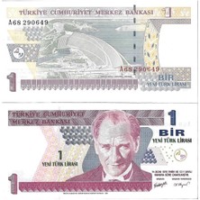 8.emisyon 1 Ytl A68 Seri Çil