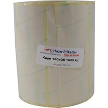 Storemax Kuşe Rulo Etiket 100MM x 35MM 1000 Adet