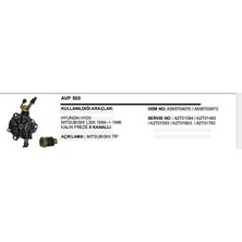 Universal Vakum Pompası Hyundaı H100 Mıtsubıshı L300->98 Kalın Freze