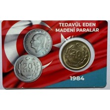 1984 Yılı Tedavül 20 Türk Lirası Çil Özel Kitinde
