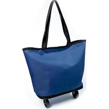 Storemax Katlanır Tekerlekli Alışveriş Çantası Pazar Arabası Pazar Çantası