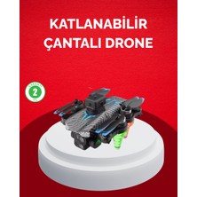 Teknodayım Katlanabilir Drone 1080P Kamera 0-100M Uçuş Mesafeli