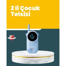 MegaSepet LCD Ekranlı Çocuk Telsizi – Iki Yönlü Ses 1-3 Km Çekim Mesafesi - ME001W-51VWT7