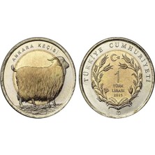 2015 Yılı Ankara Keçisi Darphane Hatıra Bimetal Çil