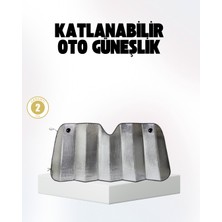 MegaSepet Otomobil Güneşliği – Katlanabilir Tasarım ve Süngerli Isı Yalıtımı - ME001W-51TMK6