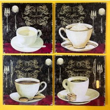 Kristal Cam Bardak Altlığı