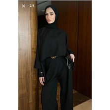 Moda Ulu Cool Premium Pelerinli Şık Takım Tulum