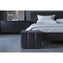 FRAMGAN Yarmalı LEGO Puff – Makyaj Masası Pufu -Dekoratif Ayak Uzatma Pufu