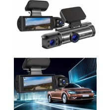 MegaSepet Araç Içi Full Hd Kamera Ön ve Arka Kameralı Ekranlı Araç Kamerası - ME001W-51VKL7