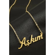 Marsilyan Aşkım Isimli Kolye (Kişiye Özel)