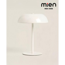MİEN Mien Krem Renkli Şarjlı LED Masa Lambası & Abajur Metal Malzemeden Modern Tasarım