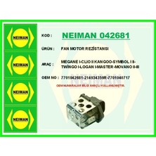 Universal Fan Motor Rezistansı Megane I-Clıo Iı Kangoo-Symbol I Iı-Twingo I-Logan I-Master-Movano Iı-Iıı