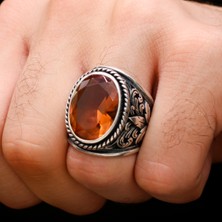 Mem Güney Silver Aydınlatmaya Göre Renk Değiştiren Zultanit Taşlı 925 Ayar Gümüş Erkek Yüzük