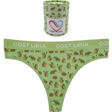 GOST LİRİA -Tortoise Desenli Kadın String Külot