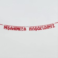 Marsilyan Nişanımıza Hoşgeldiniz Keçe Yazı