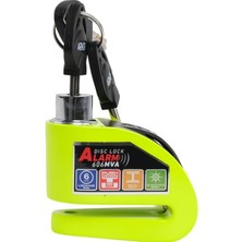 Storemax 6mm Yeşil Renkli Alarmlı Disk Kilidi