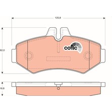 Trw GDB1399 Fren Balatası Arka Mercedes W463 B901>B904 . Vw Lt 28-35-46 A0004209720-2D0698451B