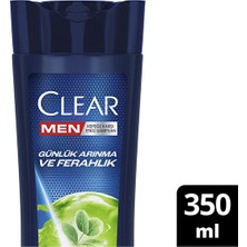 Clear Men Günlük Arınma ve Ferahlık Şampuan 350 ml (2 Adet)