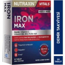 Std Nutraxin Iron Max 17 Mg 30 Tablet ( Teklidir )