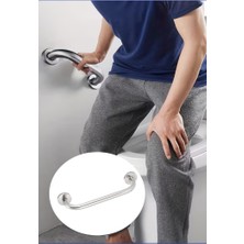 Primeaks Banyo & Tuvalet Için 30 cm Tutunma Barı – Yaşlı ve Engelli Destek Aparatı