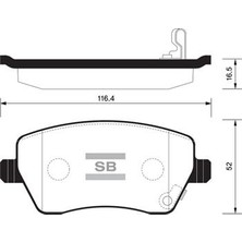 SANGSIN Sangsın SP1564 Fren Balatası On Renault Clıo Iıı-Iv Modus 04> Express 21> Zoe 12> Kangoo Iı 08> Captur 13> Dacıa Duster 10> Logan 04> Dokker 12> . Nıssan Mıcra Iıı K12 03>10 Note 06> 410608481R-770120
