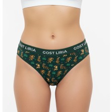 GOST LİRİA Tiger Desenli Kadın String Külot