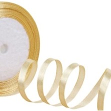 Saten Kurdele 6 mm Karamel 5 Metre