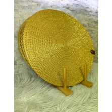 Sarda  Gold Simli Amerikan Servis Supla 33 cm