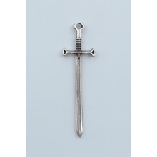 Alooya Kılıç Gümüş Kaplama Kolye Ucu