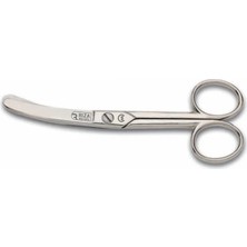 Buğz M-159 Eğri Manifatura Makası No: 5 Inç / 12,70 cm - Nikel Kaplama