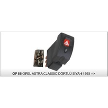Universal Flaşör Anahtarı Siyah Opel Astra Classıc
