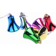 Empressco Parlak Metalik Renkli Çan Zil ve Çam Ağacı Süsü Seti, Yılbaşı Dekorasyonu