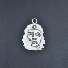 Alooya Özgür Che Guevara Gümüş Kaplama Kolye Ucu