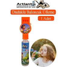 Artlantis Düdüklü Baloncuk Üfleme 1 Adet Çocuklar Için Köpük Baloncuk Köpük Üfleme Oyuncağı Sınıf Karne Hediye Parti