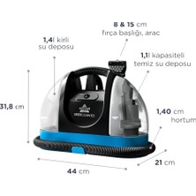 Storemax Spotclean C3 | Halı-Koltuk Yıkama ve Leke Çıkarma Makinesi | 340W | 3619N