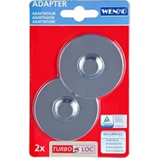 Storemax Turbo-Loc® Adaptörü Delmeden Sabitleme Için Krom