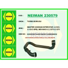 Universal Turbo Borusu Master Iı-Nıssan Interstar 2.2 Dcı-2.5 Dcı Opel Movano A 2.2 Dtı-2.5 Dtı